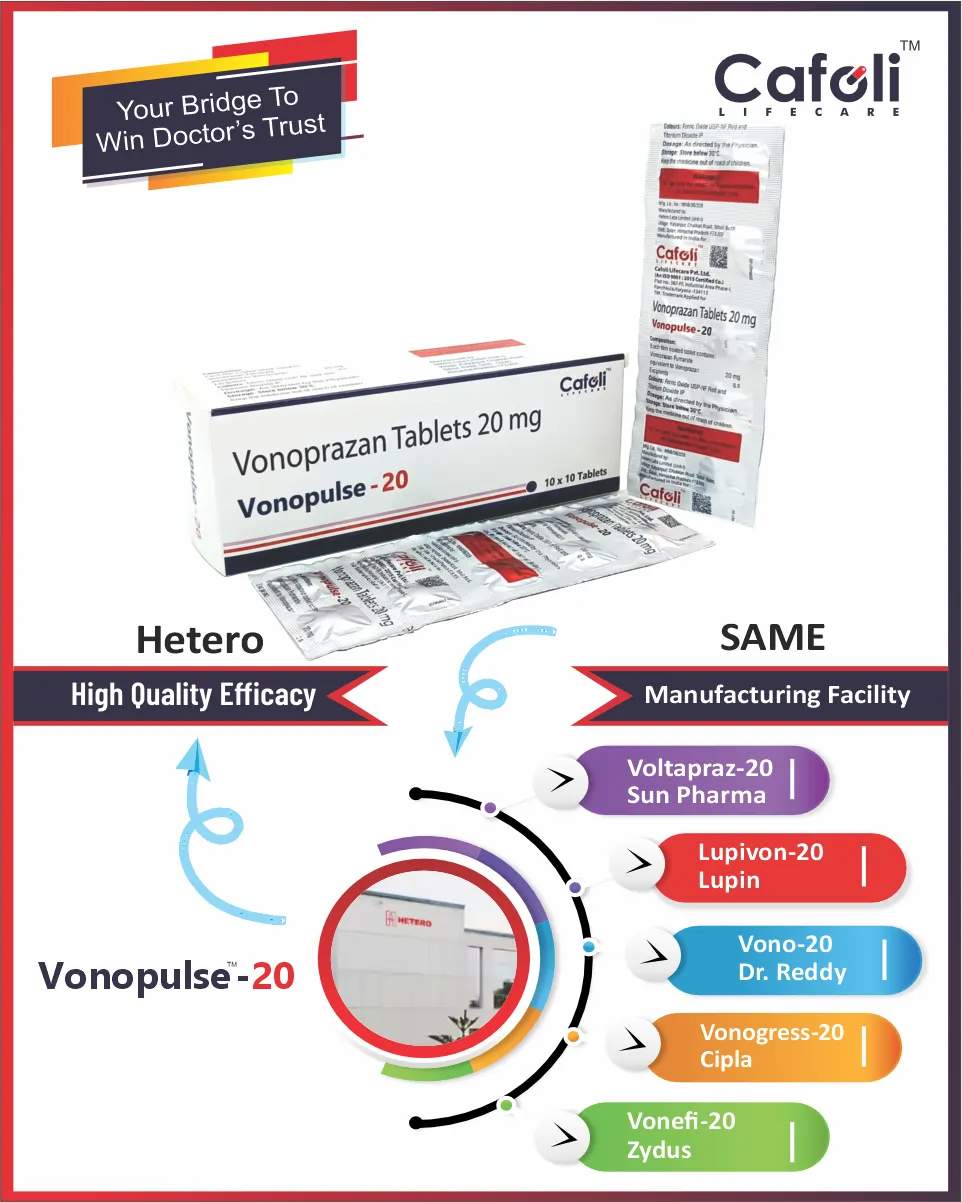 Vonoprazan Tablets, New GERD treatment P-CAB better than PPI's