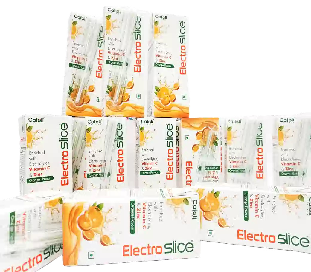 ORS - Orange Flavour Tetra Pack at Best Price from Best Pharma Company for Oral Rehydration Solution Electrolyte Balance.