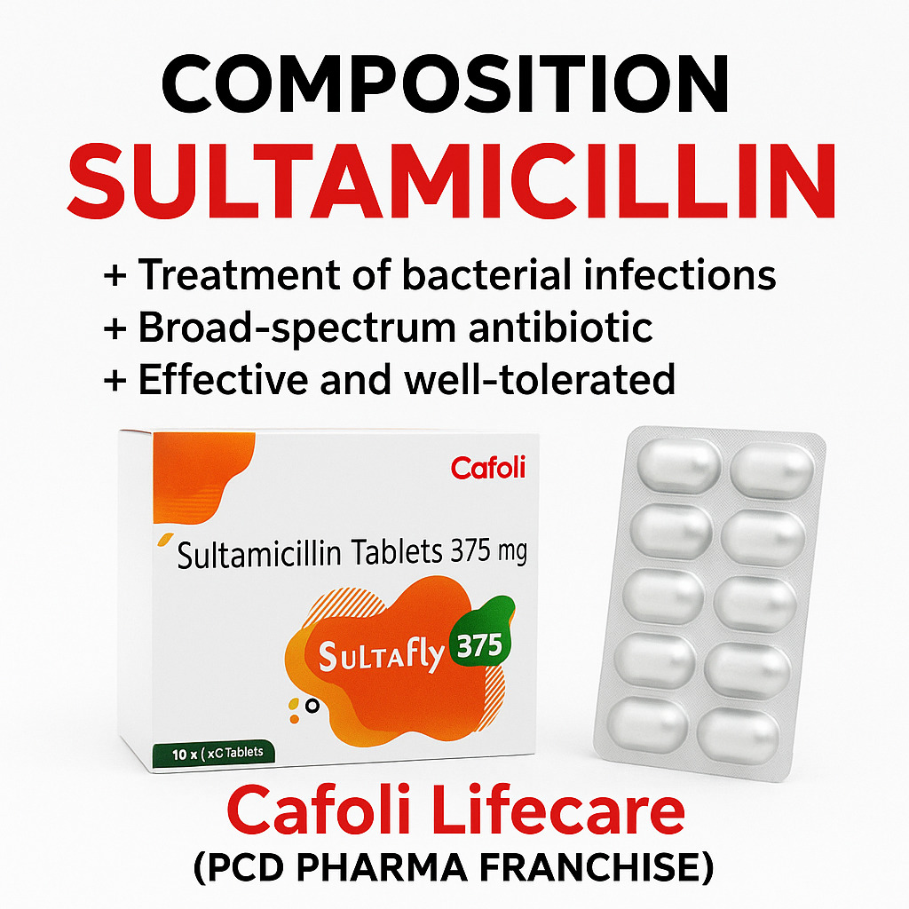 Comparison of Sultamicillin 375mg tablet composition B2B guide