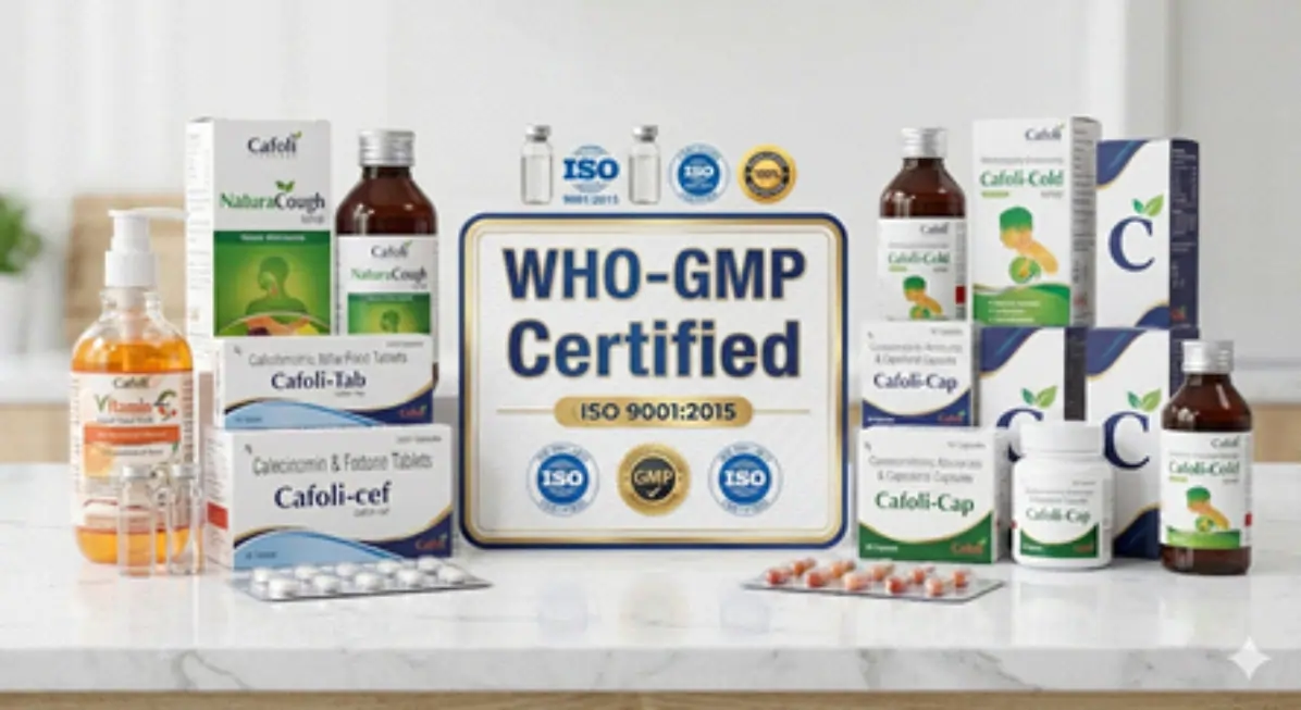 Cafoli WHO-GMP Certified Pharma Manufacturing Unit