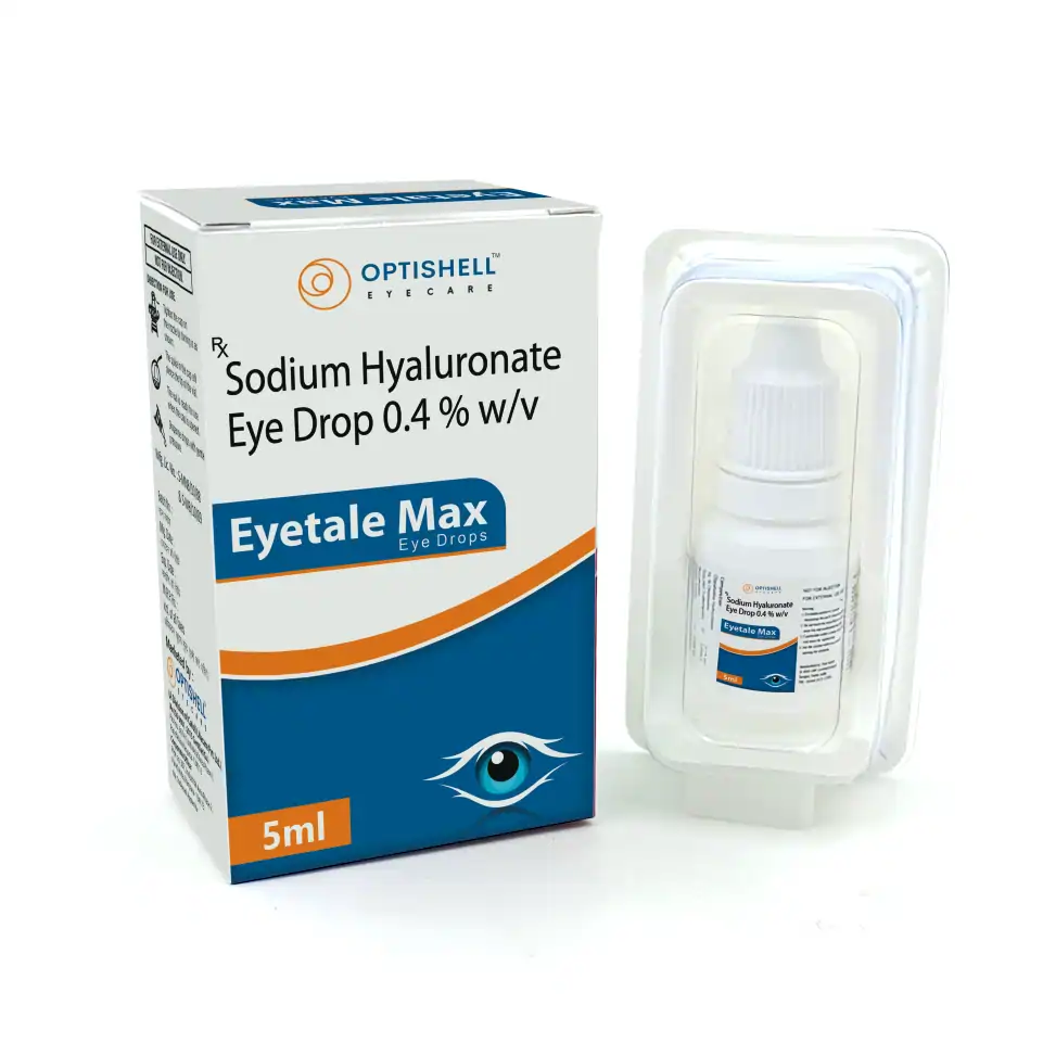 Sodium Hyaluronate 0.4% Eye Drops | Maximum Dry Eye Lubrication | Eyetale Max Eye Drops Sodium Hyaluronate 0.4% Eye Drops | Maximum Dry Eye Lubrication | Eyetale Max Eye Drops