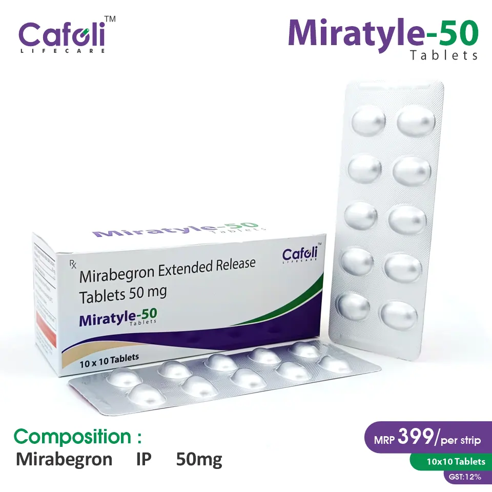 Illustration of Mirabegron And Glp-1 Protein Tablets