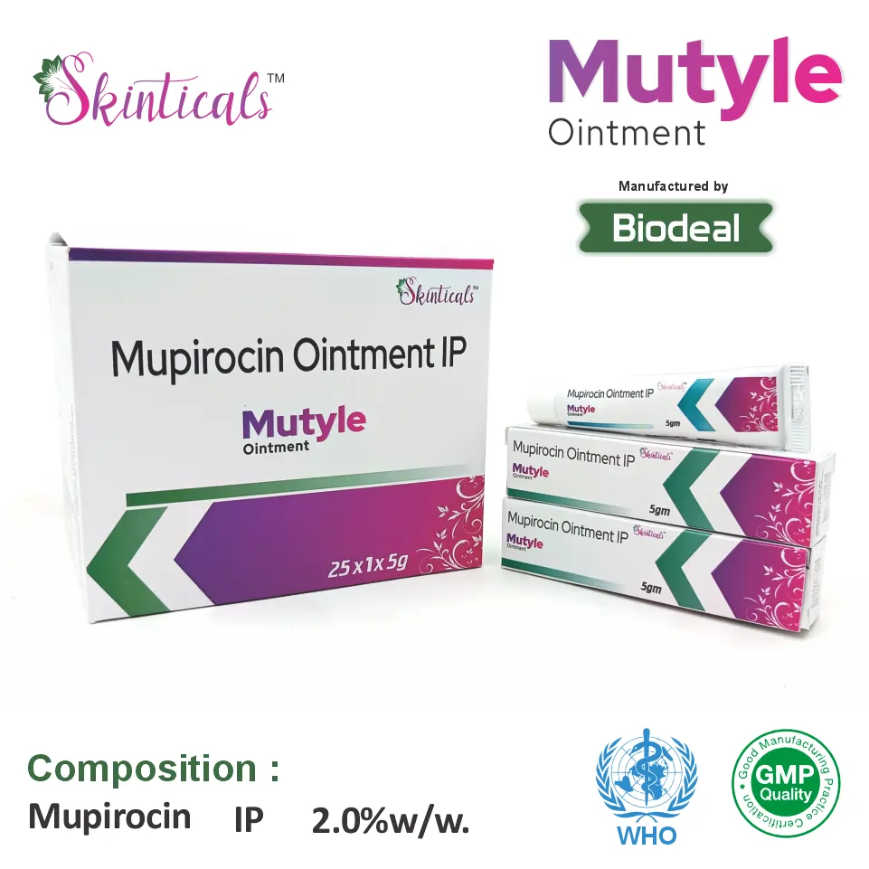 Mupirocin 2% oinment Mutyle