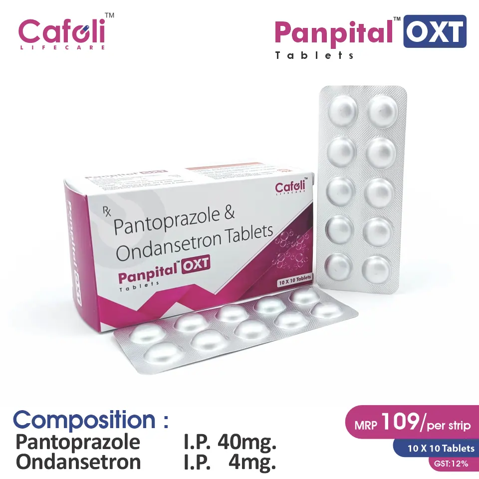 pantoprazole 40mg + ondansetron 4mg ) Panpital OXT Tablet